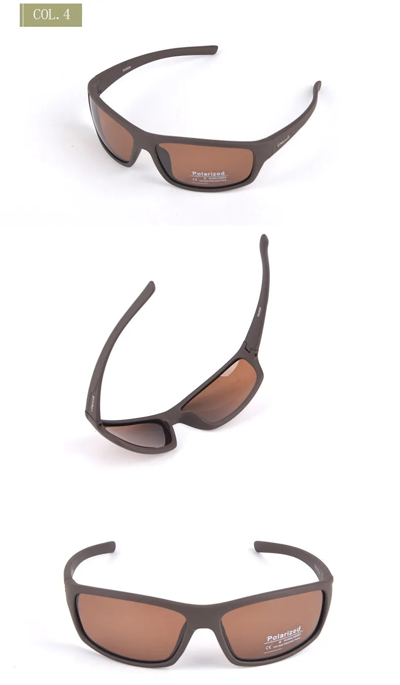 TAGION Sport Sunglasses Men Polarized Hipster Glasses UV400 Hiking Driving Glasses Lentes De Sol Hombre Polarizing Lenses TG5104