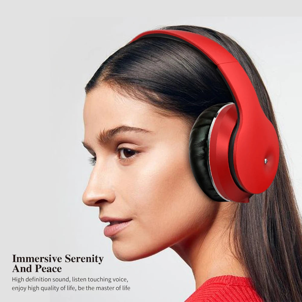 Wireless Bluetooth 5.0 Headphones Over Ear Headest Graffiti Design Foldable Headphone with Mic Hi-Fi Stereo For phone pc laptop