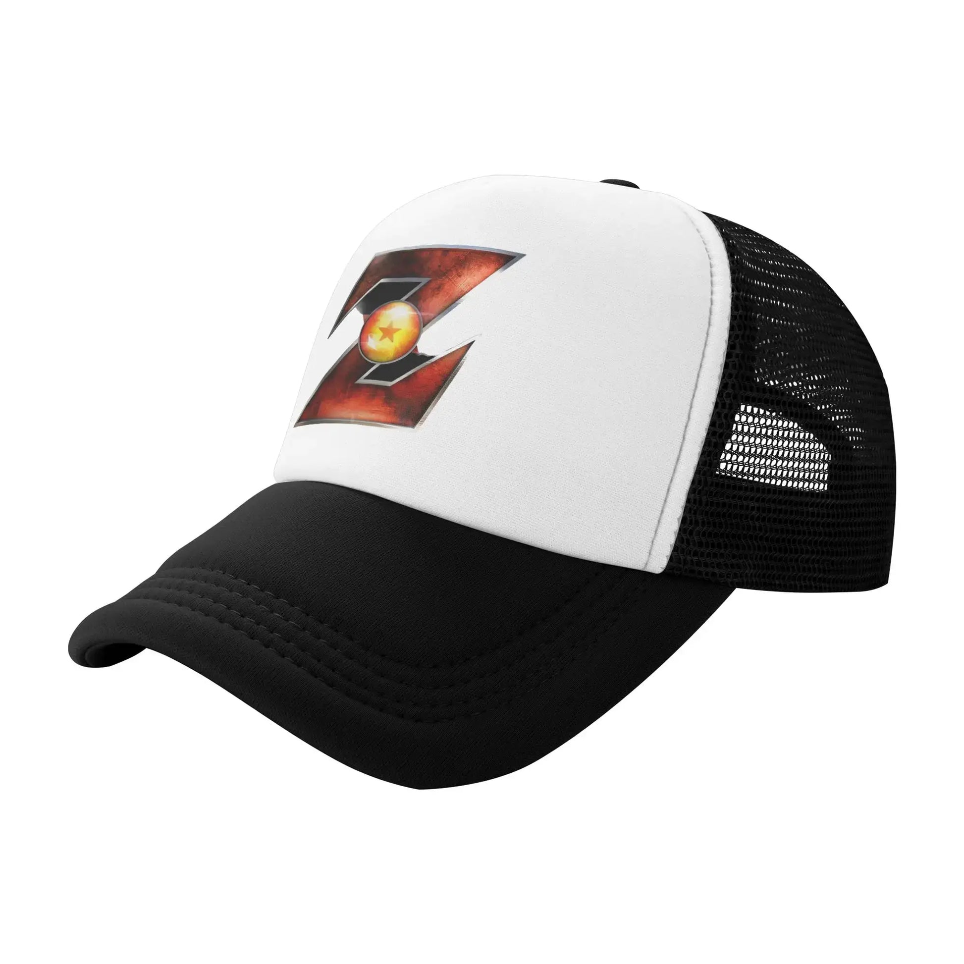 Adult Dragon Ball  Z Logo Trucker Caps Mesh Baseball Cap Polyester  Hats Trucker Hat Breathable Sports Cap Summer, Produit gaming premium Fraquane