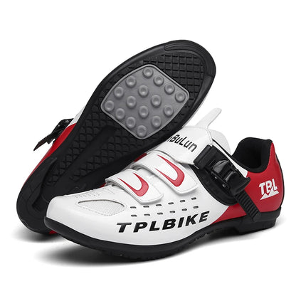 New Men’s and Women’s Bicycle Shoes Outdoor Cycling Shoes with Three Functional Soles Professional Training Shoes
