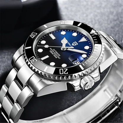 PAGANI DESIGN Men's Automatic Mechanical Watch PD1661 8215 Dive Stainless Steel Waterproof Clock Sapphire Reloj Hombre