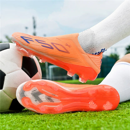 New Men's Football Boots Non Slip Comfortable Soccer Shoes Turf Ultralight Fg Grass Cleats Futsal Sport Indoor Adult Non-Slip