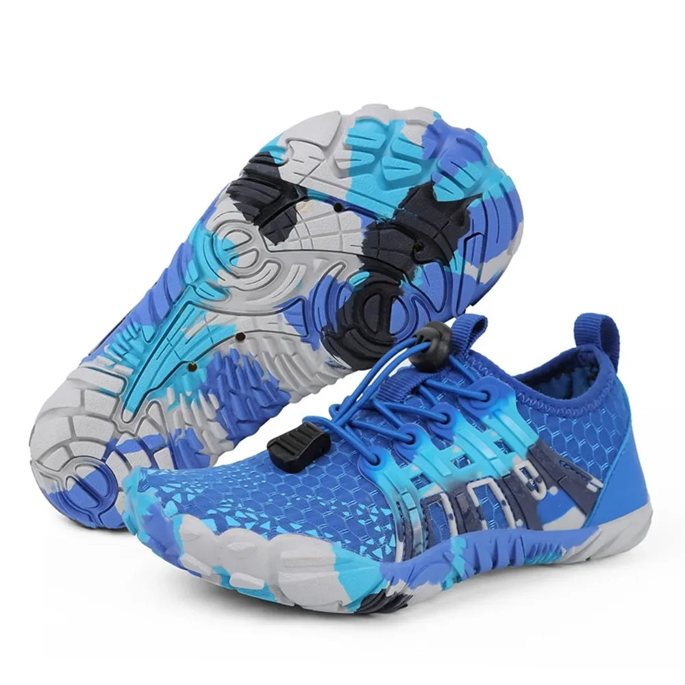 New 12 Colors Water Shoes Kids Summer Beach Five Fingers Barefoot Swimming Aqua Shoes Quick Dry Seaside River Children Sneakers