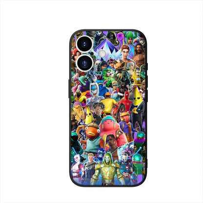Ovitek z motivom igre F-ForTnites za Samsung Galaxy A07 A13 A12 A23 A42 A50 A51 A52 A53 A70 A71 A72 A21S A04 Note 20 9 8 10