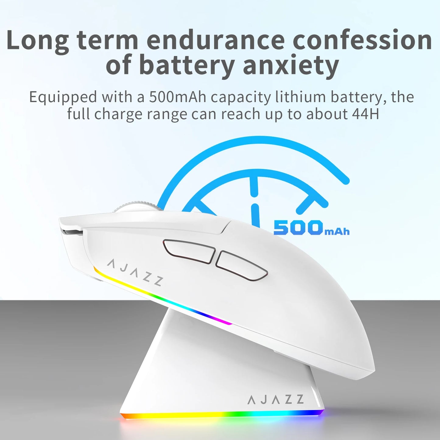 AJAZZ AJ139Pro/AJ139V2MC Wireless Mouse PMW3395/PAW3311 Chipset 12000-26000Dpi Professional Gaming Mouse