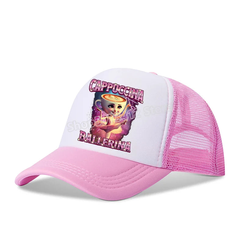 Italian Brainrot Baseball Caps Funny Anime Print Tung Tungtung Sahur Hats Summer Adjustable Fmaliy Headdress Cap Birthday Gifts