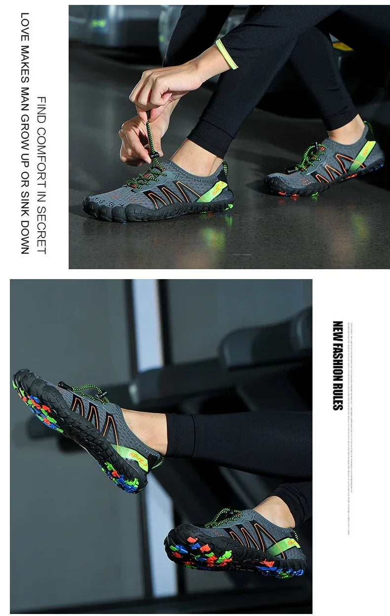 Men Wading Shoes Women Swimming Shoes Sneakers Barefoot Beach Sandals Upstream Aqua Shoes Quick-Dry Sea Diving Gym Water Shoes