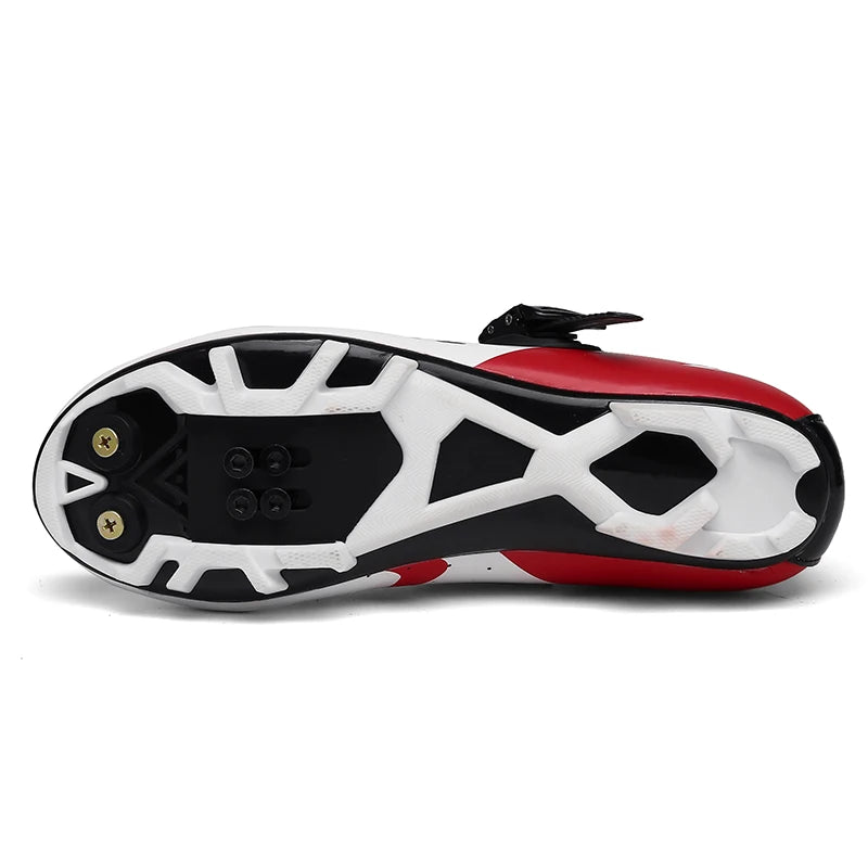 New Men’s and Women’s Bicycle Shoes Outdoor Cycling Shoes with Three Functional Soles Professional Training Shoes