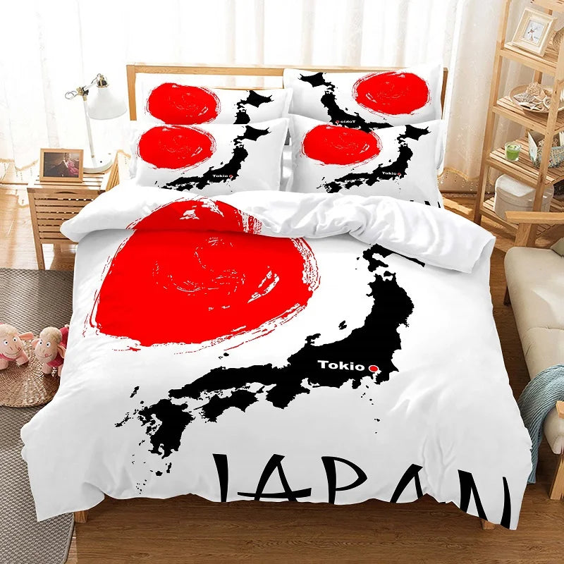 Bambukuvioinen pussilakanasetti, kiinalaistyylinen vuodevaatesetti, nuorten pellavasetti, Queen Size -kokoinen peitonpäällissetti, muodikas vuodevaatesetti