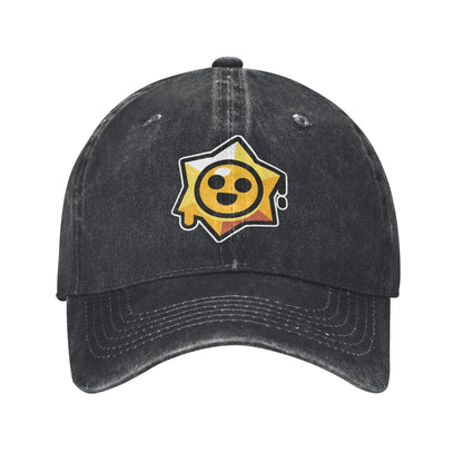 Gorra de béisbol Player B-Brawls, estilo retro desgastado y lavado, unisex, para actividades al aire libre, running y golf, con ajuste regulable.