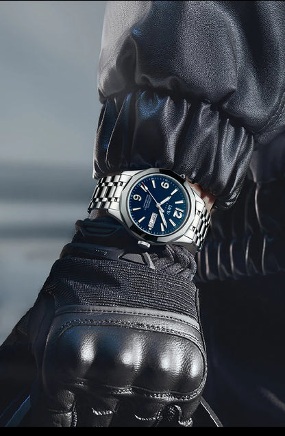 Montre mécanique de luxe pour homme Reloj CARNIVAL en tungstène, mouvement automatique MIYOTA 8205, étanche.