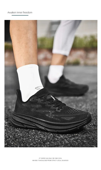 2025 nye afslappede løbesko til sport og udendørs brug, komfortable forår/sommer-sneakers med skridsikker sål, unisex til mænd og kvinder, bløde træningssko til mænd