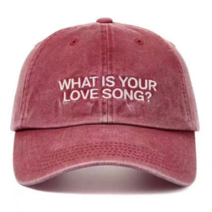 Корейски K-pop „What Is Your Love Song“ – еднакви плетени шапки с бродерия, шапки за концерти от световното турне, модни шапки за жени и мъже, шапки за бейзбол за носене на открито