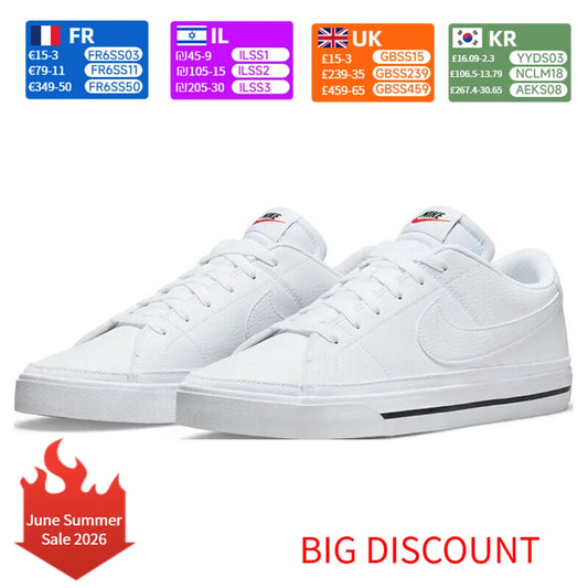 Nike Court Legacy Women's  Sneakers Classic Design Comfort Cushioned Durable Support for Casual Everyday Wear DH3161-101
