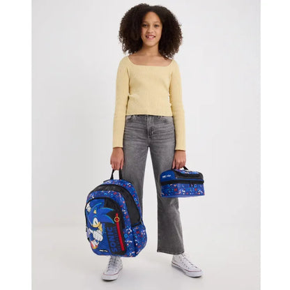 NEW High-quality Original Blue Boy Sonic Children's Backpack Cartoon Stress-relief Bag Hedgehog Anime Stationery Student Gift