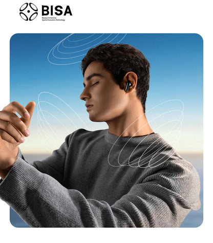 Baseus Bowie M2s ANC Wireless Bluetooth 5.3 Earbuds – 48dB Hybrid Noise Cancelling 3D Spatial Audio HiFi Earphones with Mic