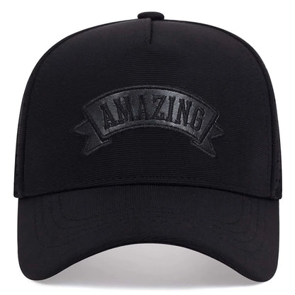 Unisex AMAZING raidžių siuvinėjimas beisbolo kepurės pavasaris vasara lauko reguliuojamos kasdieninės kepurės apsauga nuo saulės