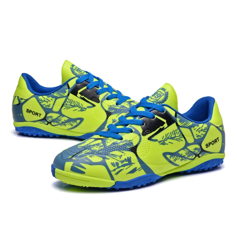Chaussures de Football pour enfants, chaussures de Football pour garçons, Futsal, baskets d'intérieur rapides, crampons originaux, bottes de Football