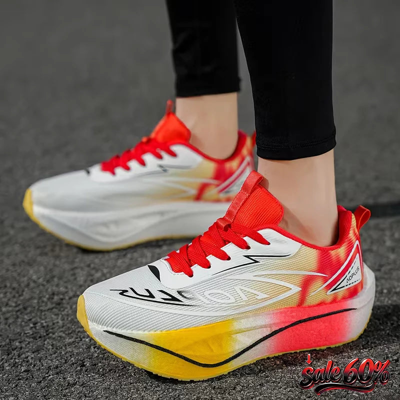 2026 Air Cushion Jogging Running Shoes Carbon Plate Marathon Men's Sports Breathable Lightweight Women's Non-Slip Sneakers