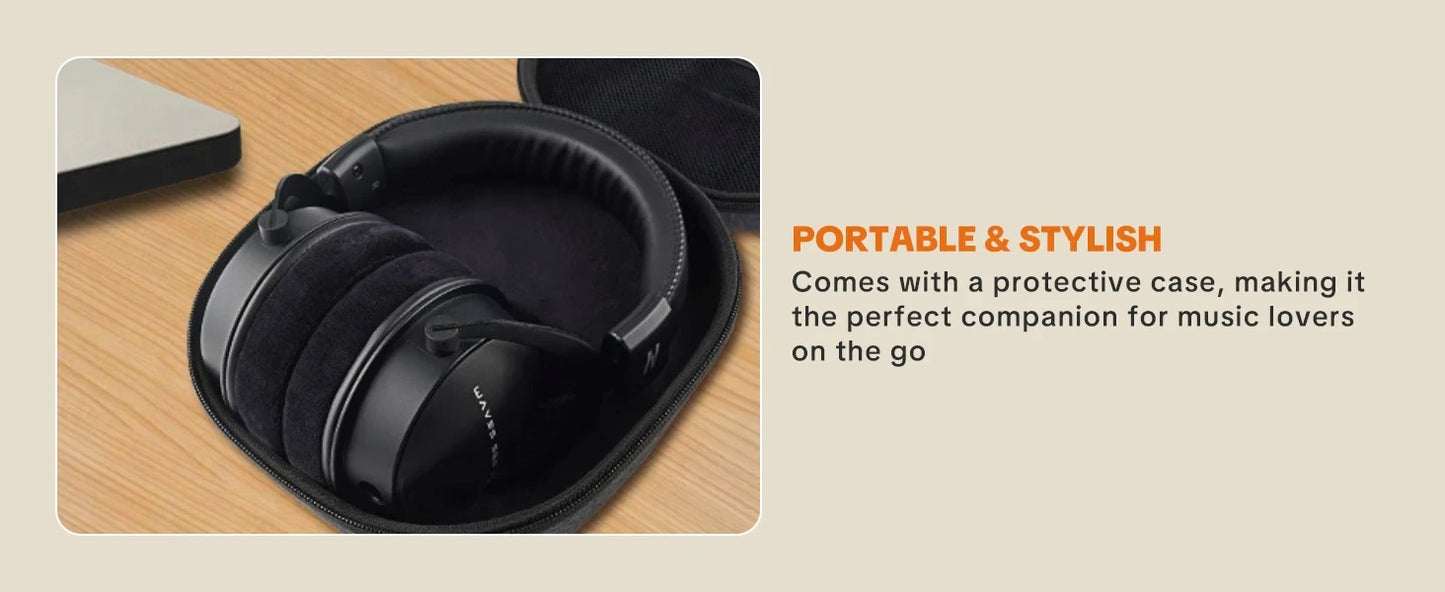 Auriculares con cable circumaurales Talomen TOP W550X con transductores de 50mm, graves profundos, cable desmontable y micrófono integrado – Headset para gaming, DJ, estudio y oficina
