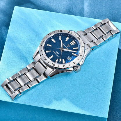 PAGANI DESIGN New GMT Men's Mechanical Watches 100M Waterproof Clock Sapphire Glass Automatic Men Watch PD-1792 Relogio Masculino