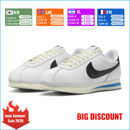 Nike CORTEZ Women's Shoes: Comfortable, Stylish, and Trendy Low-Top Outdoor Sports and Casual Shoes DN1791-100