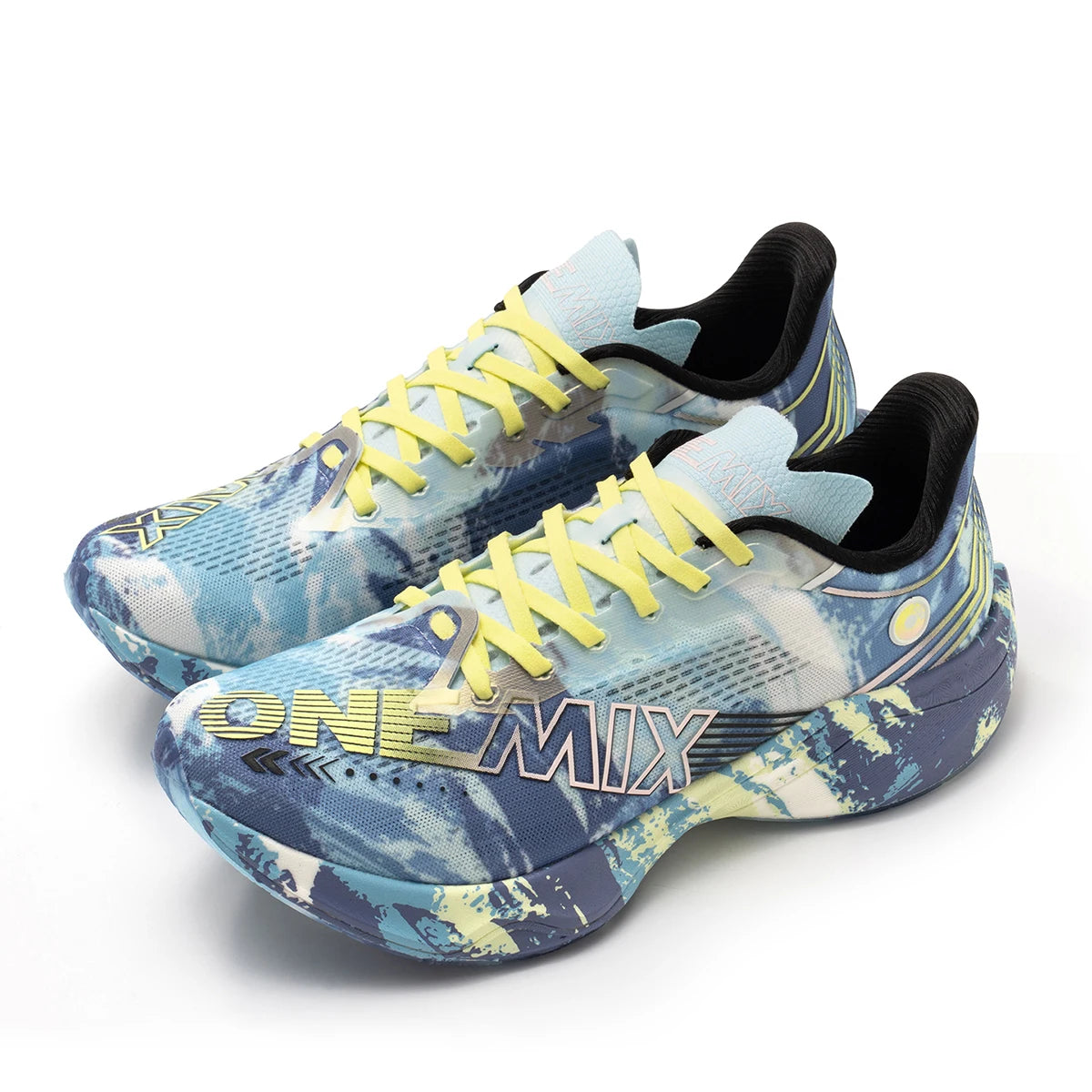 ONEMIX Nylon Carbon Board Marathon Running Racing Shoes, Professional Stable Support, Shock Relief, Ultra-light Rebound Sneakers