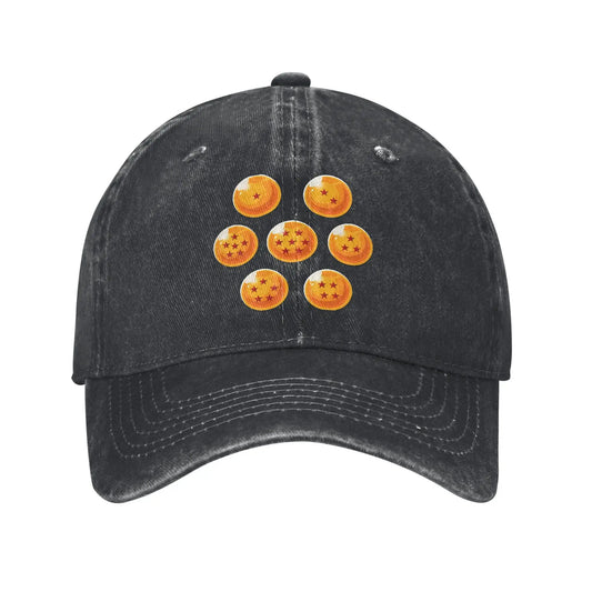 Dragon Ball DBZ Goku Baseball Cap for Men Women Distressed Denim Snapback Cap Japan Manga Outdoor Unstructured Soft Caps Hat, Produit gaming premium Fraquane
