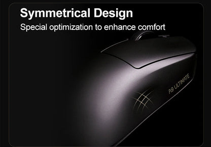Безжична геймърска мишка ATK Dragonfly A9 Ultimate A9 Air PAW3950, ултралека ергономична e-sports мишка за FPS геймъри, CSGO A9 Ultra