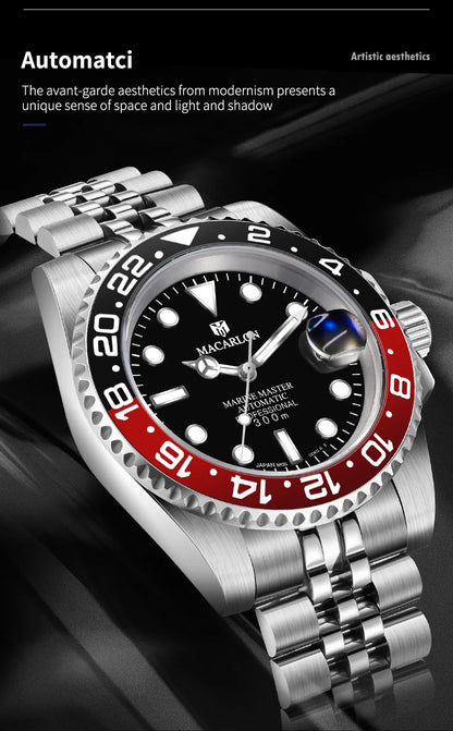 2026 NEW MACARLON Design 41MM Luxury Machinery watch Men sapphire glass Stainless Steel Waterproof Automatic Mechanical Watch