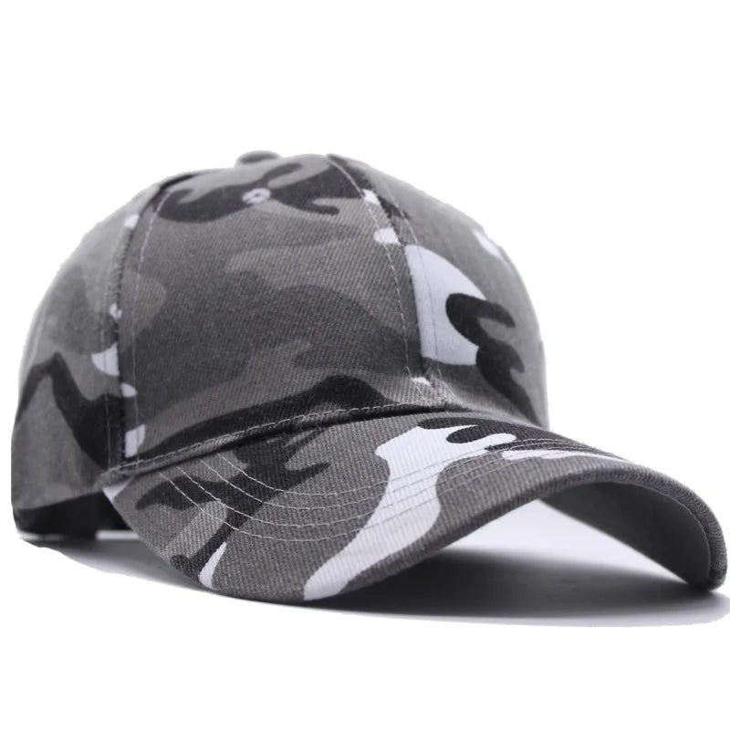 Camouflage Baseball Cap Women's Men's Snapback Hip Hop Cap Group Activity Camo Hats For Women Men Army Cap Female Bone Male