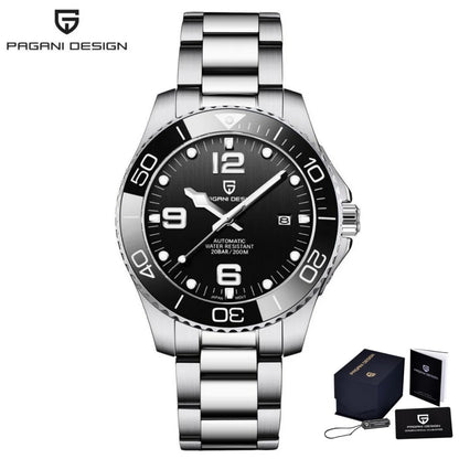 PAGANI DESIGN Men's Luxury Mechanical Watch Japan MIYOTA 8215 Automatic Movt Wristwatch 200m Waterproof Reloj Hombre PD-1702
