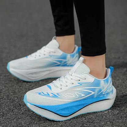 2026 Air Cushion Jogging Running Shoes Carbon Plate Marathon Men's Sports Breathable Lightweight Women's Non-Slip Sneakers