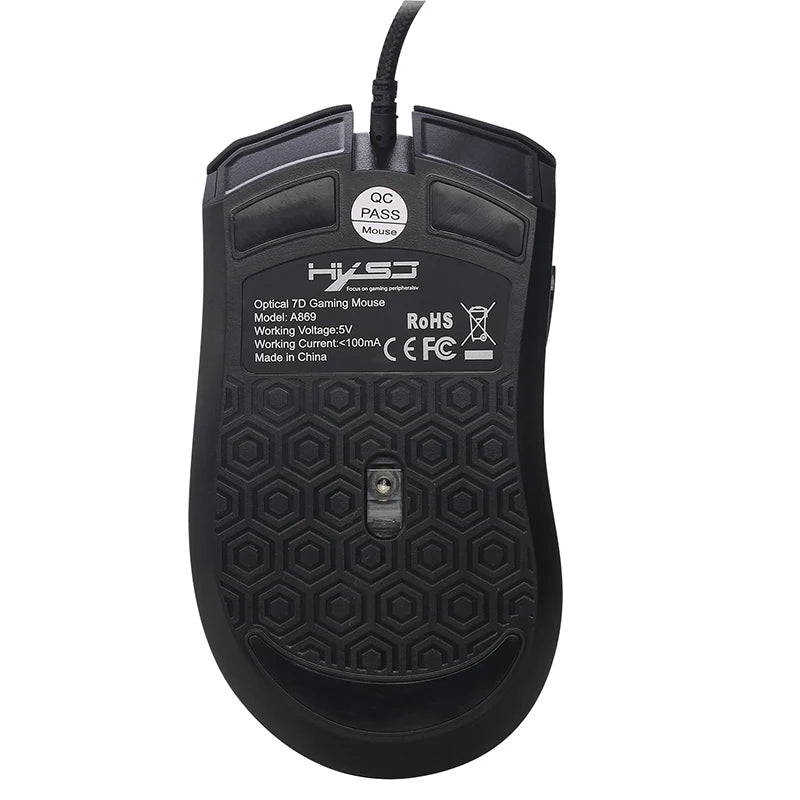 New Wired Gaming Mouse Gamer 7 Button 3200DPI LED Optical USB Computer Mouse Game Mice Mouse for PC Computer Gamer