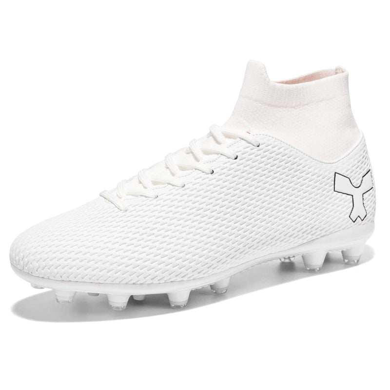 New Unisex Long Spike Football Boots Men Broken Nail Soccer Shoes AG/TF Training Soccer Cleats Sneakers Non-Slip Ankle Shoes