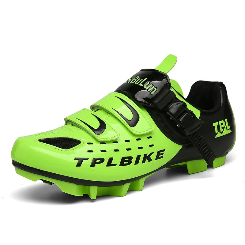 New Men’s and Women’s Bicycle Shoes Outdoor Cycling Shoes with Three Functional Soles Professional Training Shoes