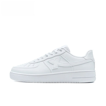 Xtep White Sneakers Women 2026 Spring Couples Versatile Trendy Casual Thick-soled Heightening Sports Shoes 874118319851