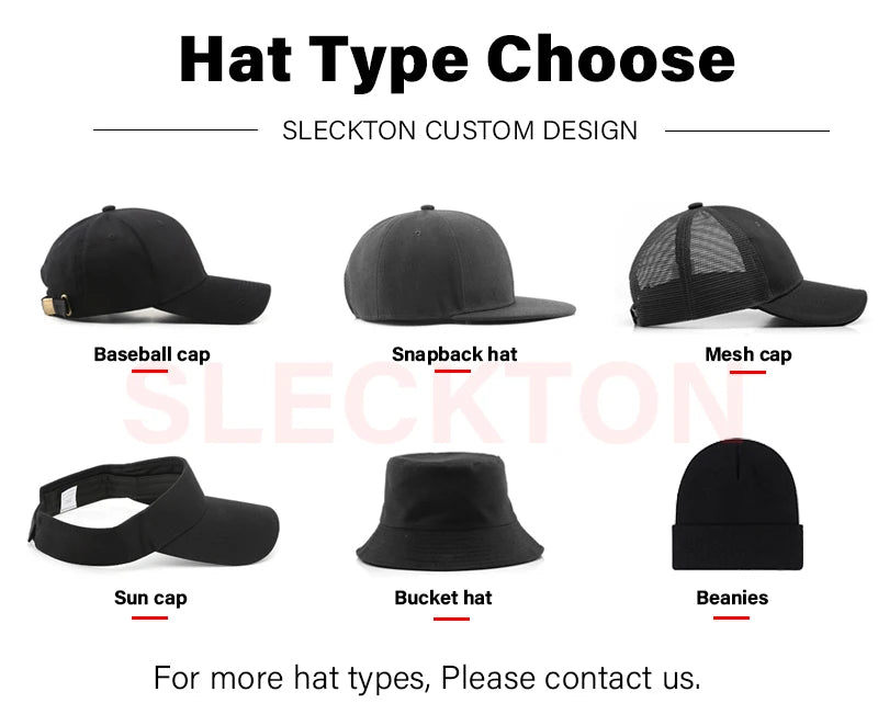 SLECKTON Mützen mit individuellem Logo – Hochwertige Hip-Hop-Snapback-Caps – Buchstabenstickerei – Markendesign – Trucker-Cap – Großhandel – Mützen für Erwachsene