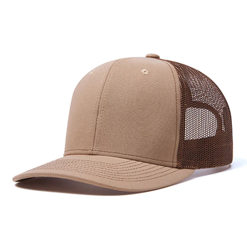 Breathable Mesh Classic Baseball Cap forMem Women Casual Trucker Hat Breathable Adjustable Snapback Unisex Active Sporty Dad Cap