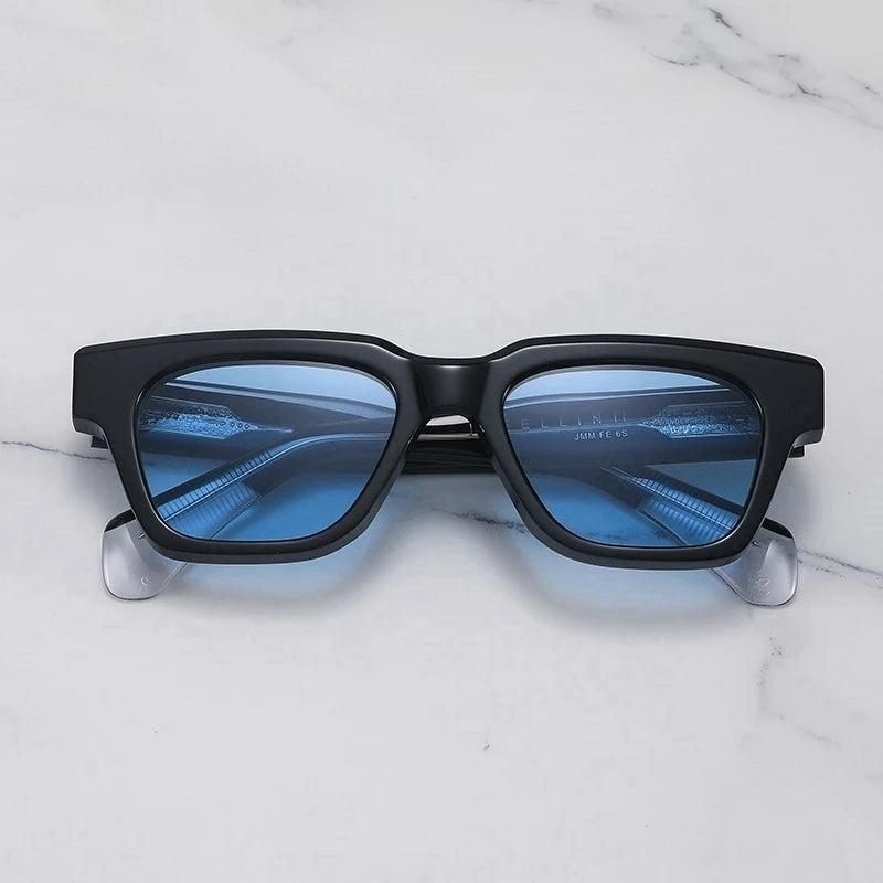 JMM FELLINI Female Sunglasses Thick Acetate Popular Luxury Woman Sunglasses 2025 Jacques Men's Sunglasses With Original Case