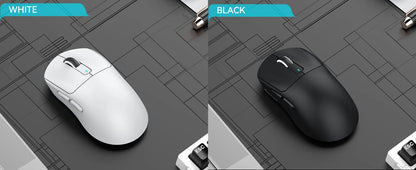 ATTACK SHARK X3 trådlös gamingmus, 49g ergonomisk PC-mus, trippellägen, PAW3395 26K DPI optisk sensor, programmerbara knappar