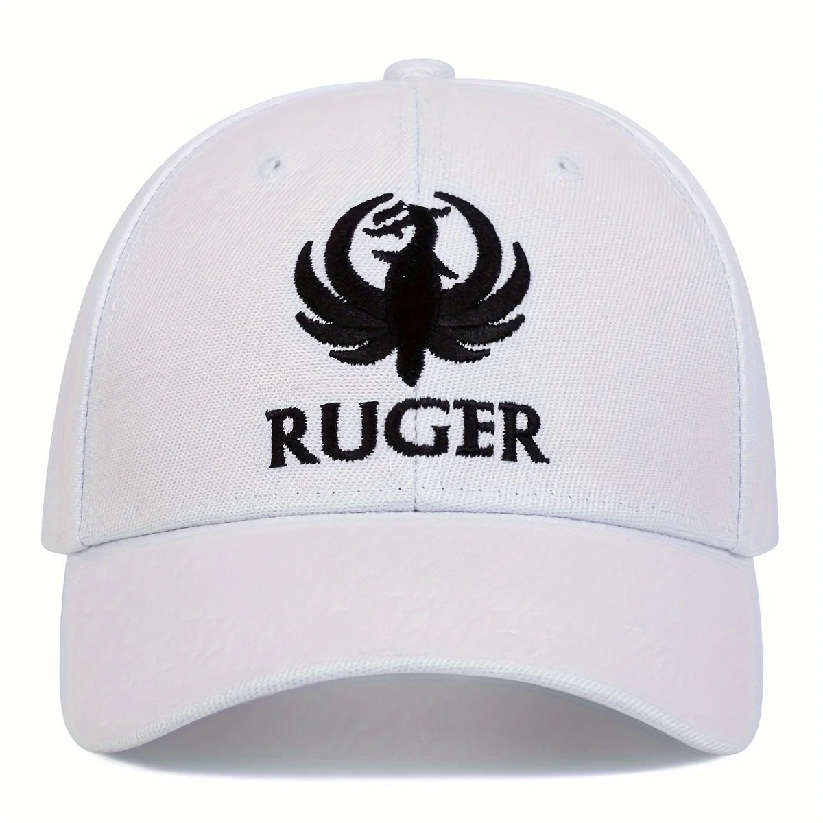 Czapki baseballowe unisex RUGER z haftem literowym – wiosenne i jesienne czapki na świeżym powietrzu, regulowane czapki codzienne, czapki chroniące przed słońcem, czapki sportowe
