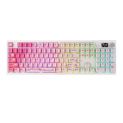 EPOMAKER QK108 QMK/VIA Full-Sized ANSI US Layout Wired/BT/2.4Ghz Wireless Mechanical Keyboard RGB Backlight with 8000mAh Battery