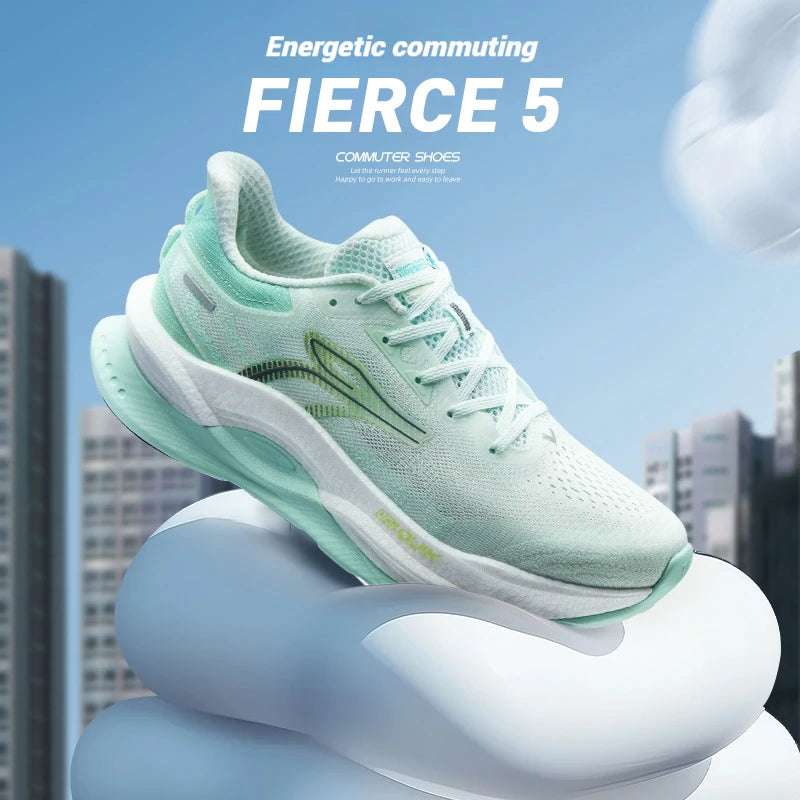 361 Degrees Fierce 5 Men Running Shoes New Breathable Shock-Absorber Comfortable Non-Slip Wear-Resistant Male Sneakers 672522218