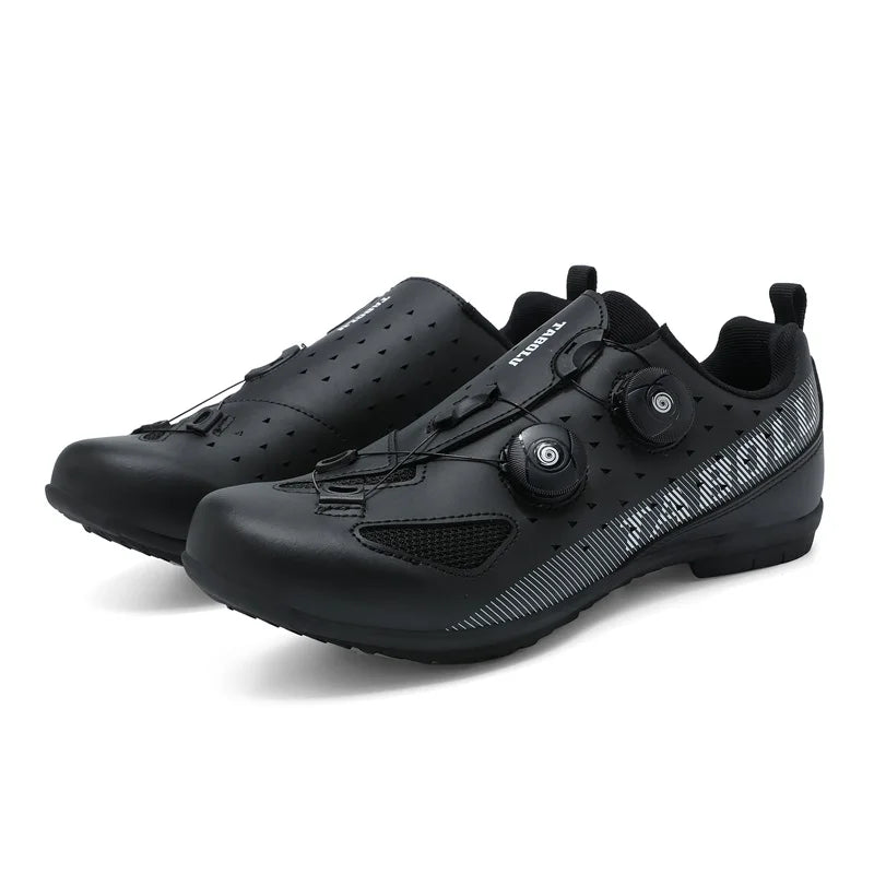 Cycling Sneaker MTB Men Sport Road Bike Boots Flat Racing Speed Sneakers Trail Mountain Bicycle Footwear Spd Pedal Cycling Shoes