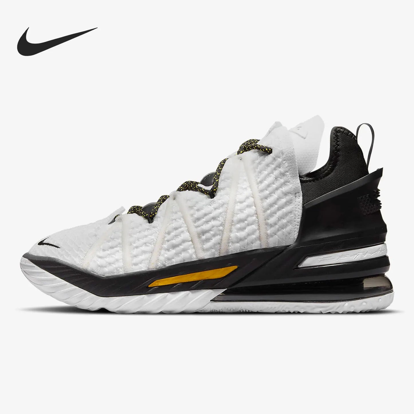 Nike Genuine LEBRON XVIII James 18 Unisex Air Cushion Basketball Shoes CQ9284-100