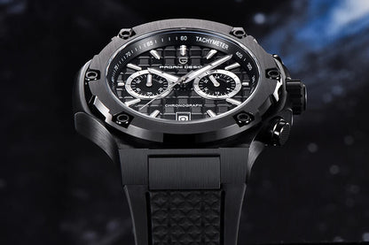 Relógios de quartzo para homem PAGANI DESIGN – Cronógrafo desportivo de luxo, estanque, com ponteiros luminescentes e vidro de safira com tratamento antirreflexo