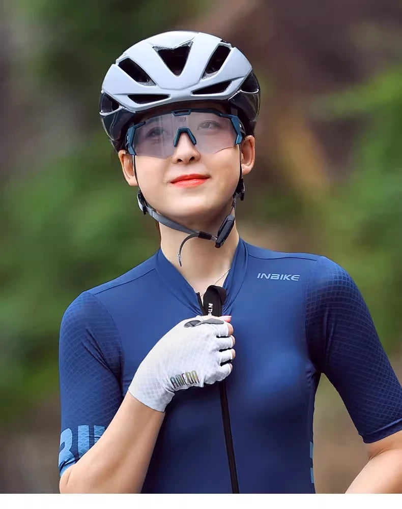 LAMEDA polariserede cykelbriller til landevejscykling UV400 mountainbike-solbriller cykelbriller sportsbriller udendørs solbriller til mænd og kvinder