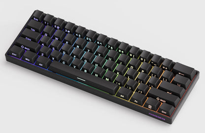 Teclado mecânico Akko MonsGeek FUN60 com interruptores magnéticos 60% Gaming Keyboards Rapid Trigger 0.01mm 8K ARGB HE/TMR personalizado