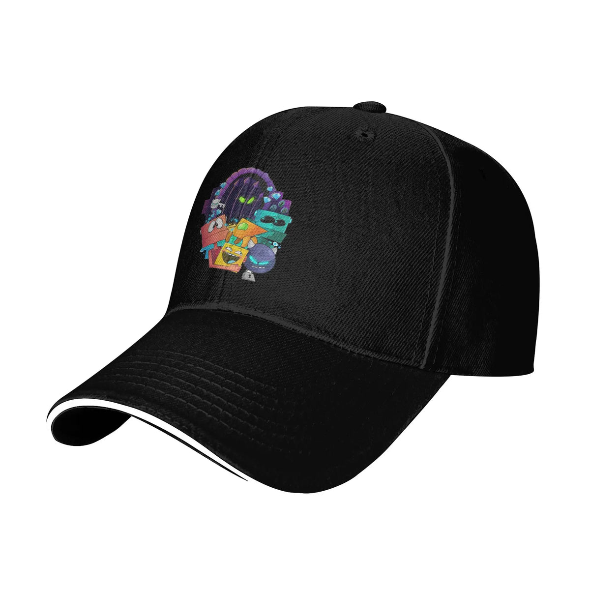 Geometri Gaming-terning Dash Baseballkasketter Hip Hop Extreme Demon Sandwich-kasket Unisex-stil Justerbar Dad Hat Løb Golf
